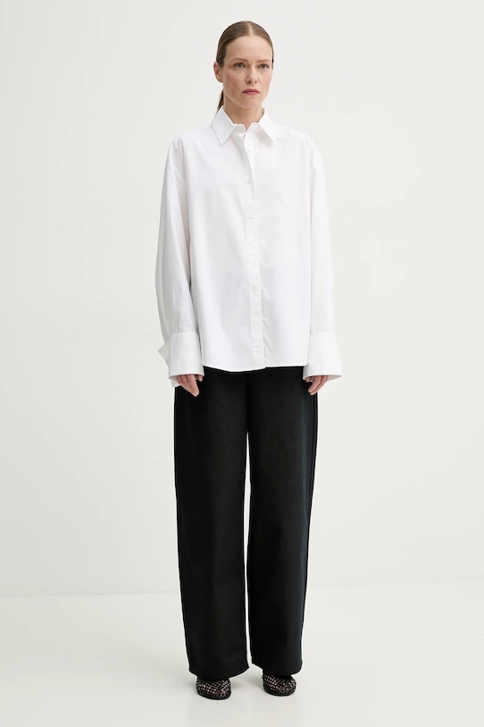 Herskind koszula bawełniana Olga 5598202 biały SS25