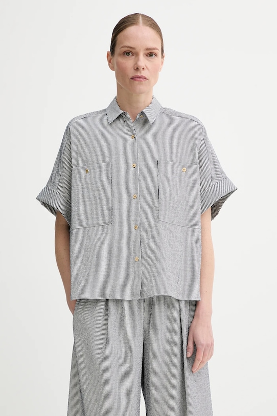 Sessun ing csíkos sötétkék 25210002