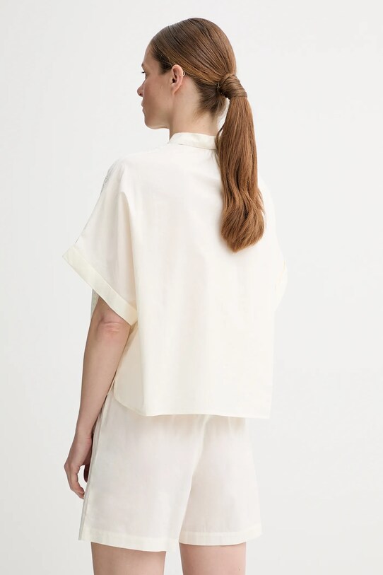 Odzież Sessun koszula bawełniana 25210024 beżowy