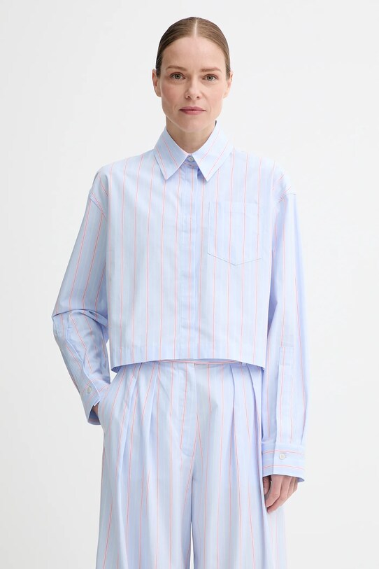 Won Hundred koszula bawełniana klasyczny niebieski 3489.14268