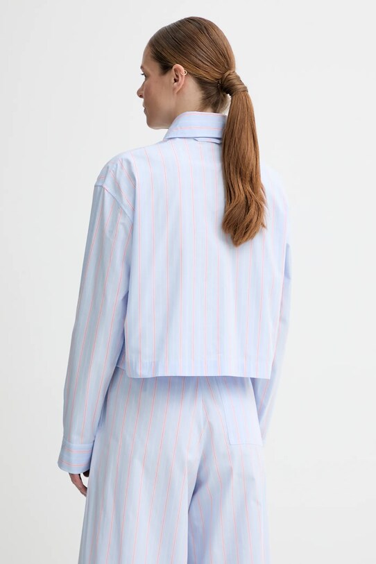 Odzież Won Hundred koszula bawełniana 3489.14268 niebieski