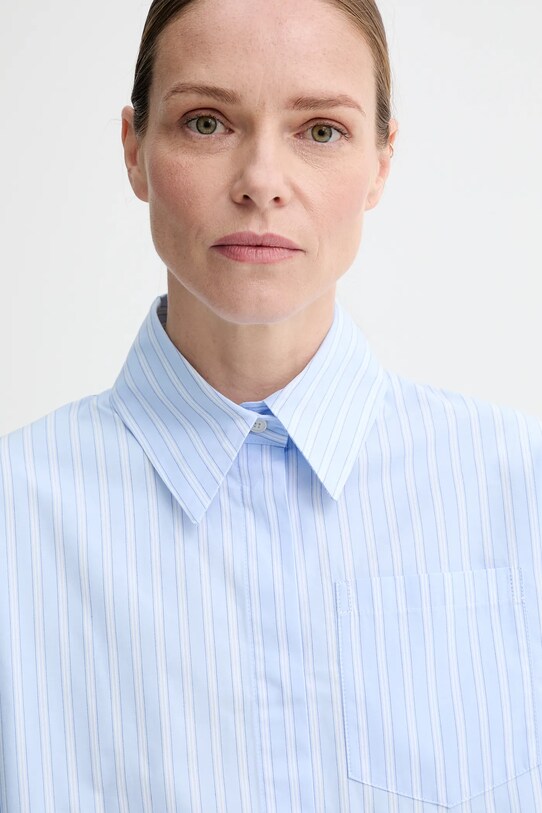 Βαμβακερό πουκάμισο Won Hundred μπλε 3489.14268