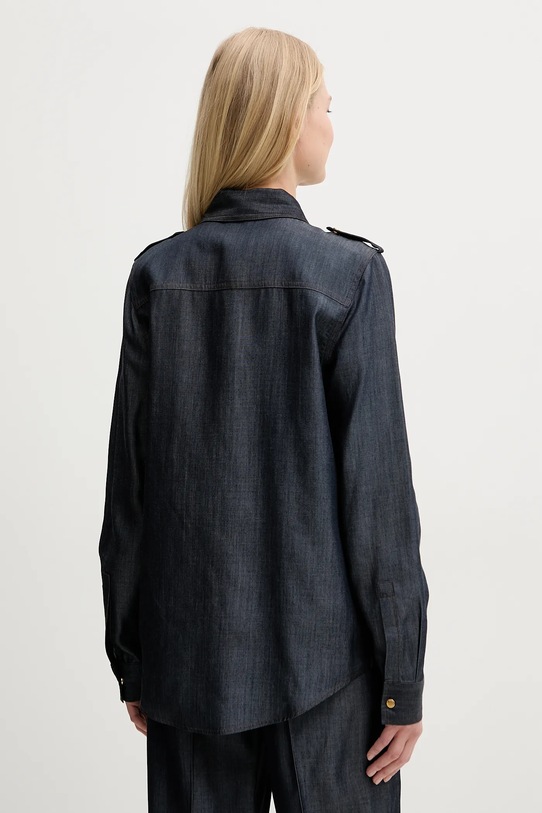 Odjeća Traper košulja Marciano by Guess CARLA 5GGH03.7295A mornarsko plava