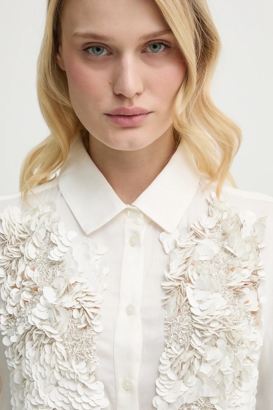 Πουκάμισο Bruuns Bazaar μπεζ BBW4374