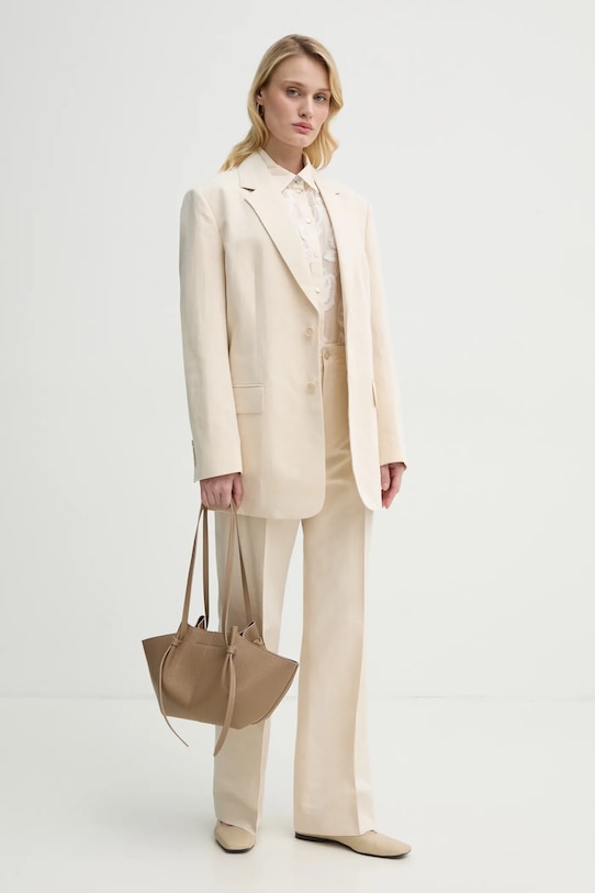 Bruuns Bazaar koszula BBW4538 beżowy SS25