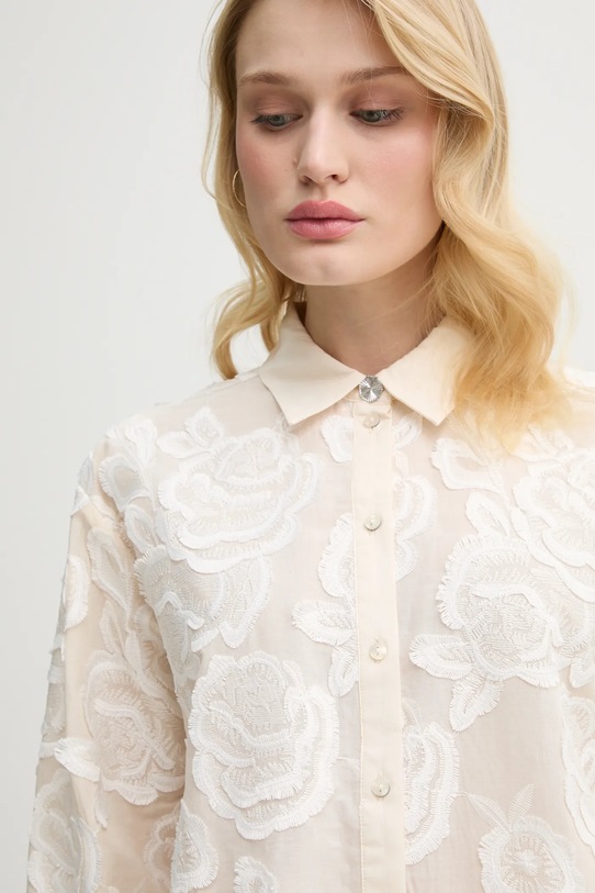 Bruuns Bazaar koszula beżowy BBW4538