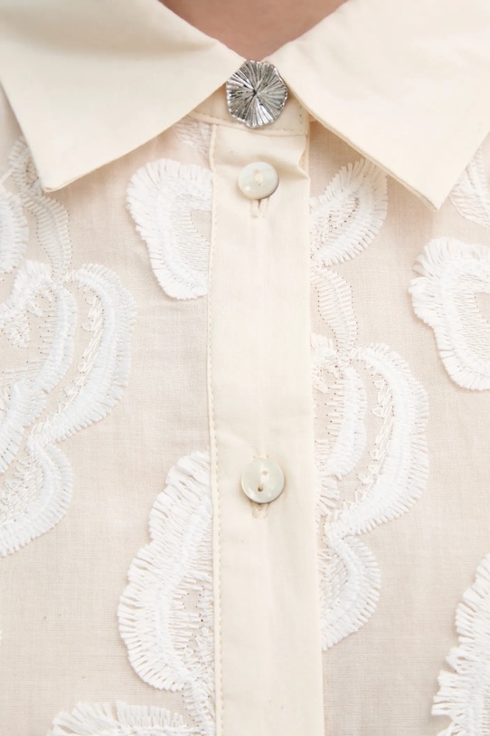 Bruuns Bazaar koszula BBW4538 beżowy