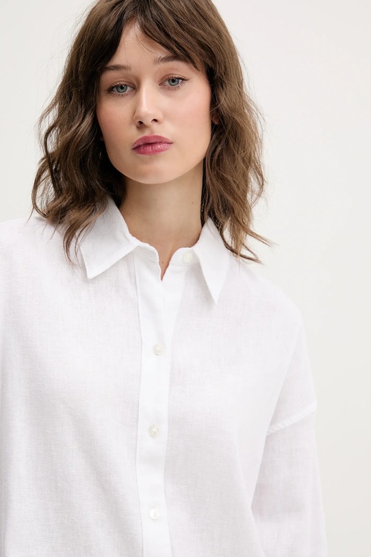Abercrombie & Fitch camicia di lino beige KI140.5058.100