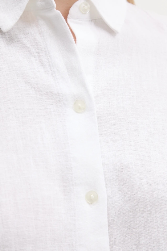 Lanena srajca Abercrombie & Fitch bež KI140.5554.100