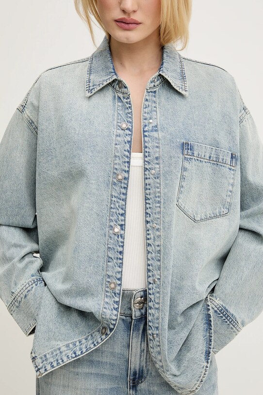 Miss Sixty camicia di jeans 6S1XJ49500 blu