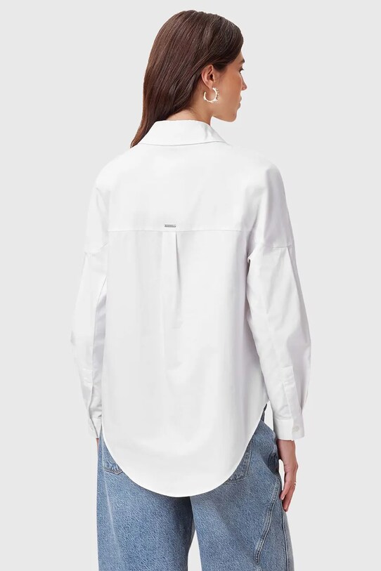 Бавовняна сорочка AllSaints TORIA білий W087PC