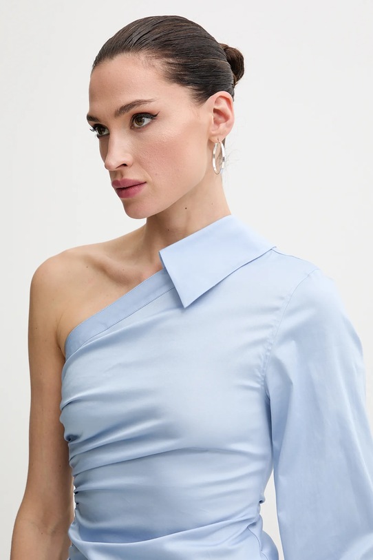 Хлопковая рубашка Karl Lagerfeld голубой A2W11005