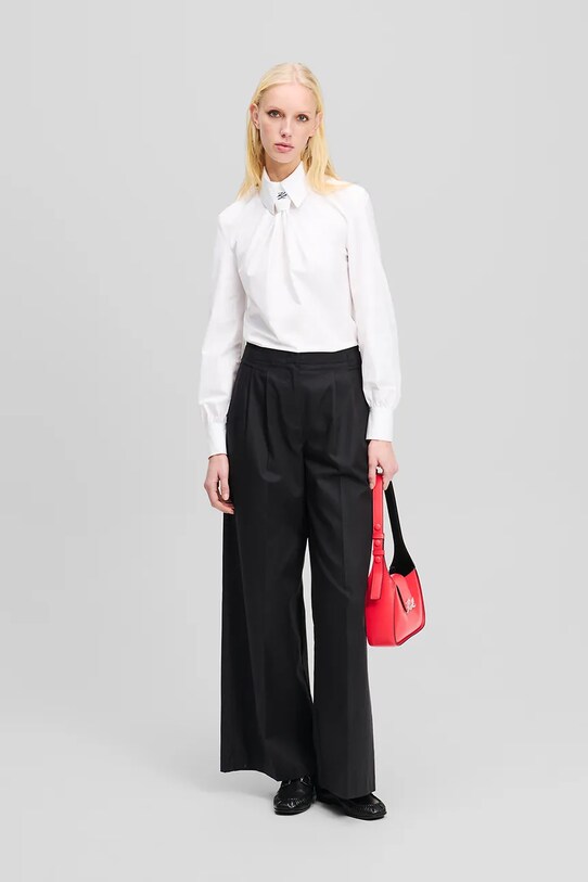 Karl Lagerfeld koszula bawełniana biały A2W11004