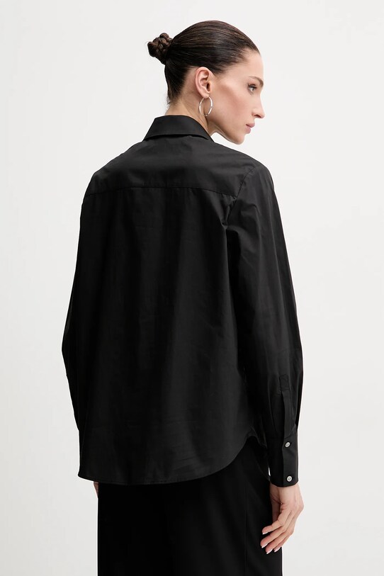 Одежда Хлопковая рубашка Karl Lagerfeld A2W11011 чёрный