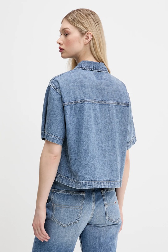 Odzież Guess Jeans koszula jeansowa W5GH0F.D5M81 niebieski