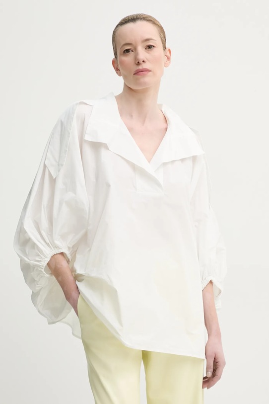 MMC STUDIO bluza cu guler alb MANDAL