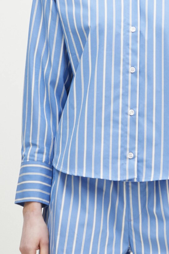Košeľa Axel Arigato Tailor Striped Shirt A2869001 modrá