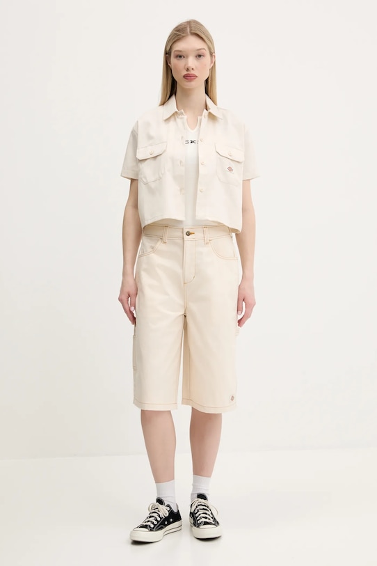 Πουκάμισο Dickies DKDFS573F901 μπεζ SS25