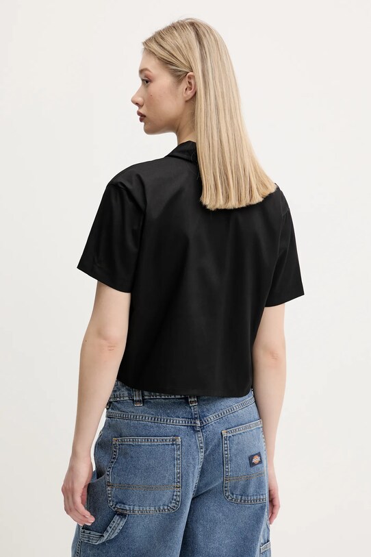 Ρούχα Πουκάμισο Dickies DKDFS573BLK1 μαύρο