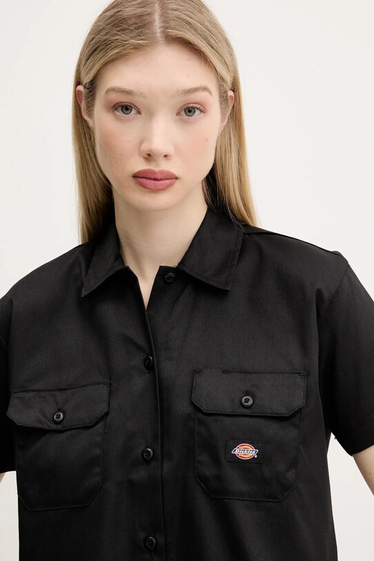 Πουκάμισο Dickies μαύρο DKDFS573BLK1