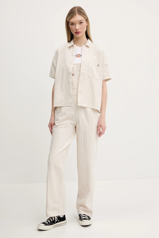 Dickies cămașă din bumbac DK0A4Z7UC481 bej SS25