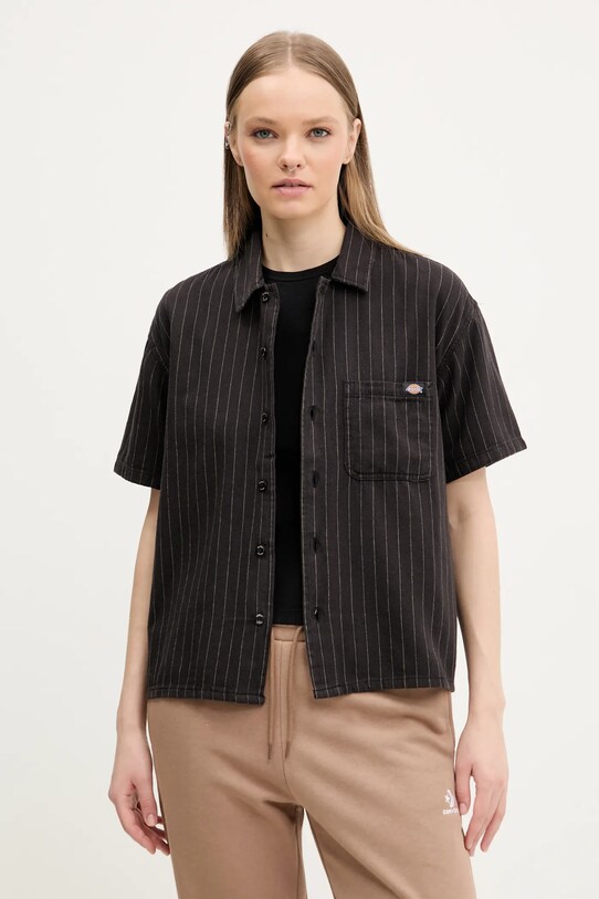 Dickies camicia in cotone regolare nero DK0A4Z7UBLK1
