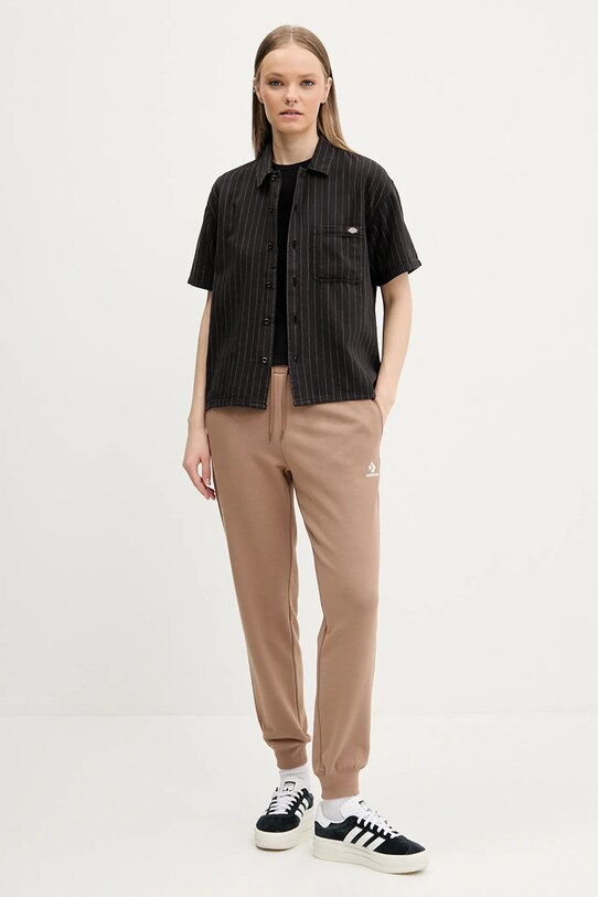 Dickies camasa din bumbac DK0A4Z7UBLK1 negru SS25