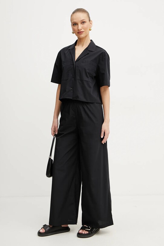 MAX&Co. koszula bawełniana 2516111014200 czarny SS25