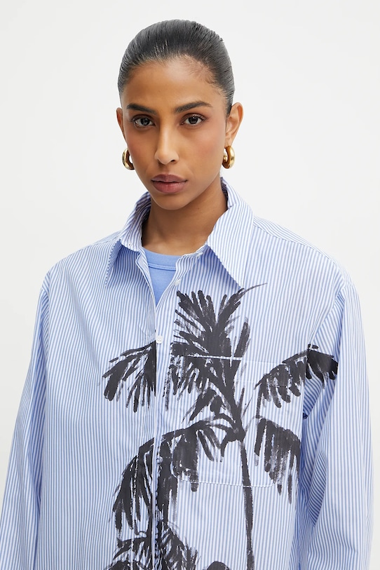 Bavlnená košeľa MAX&Co. modrá 2516111073200