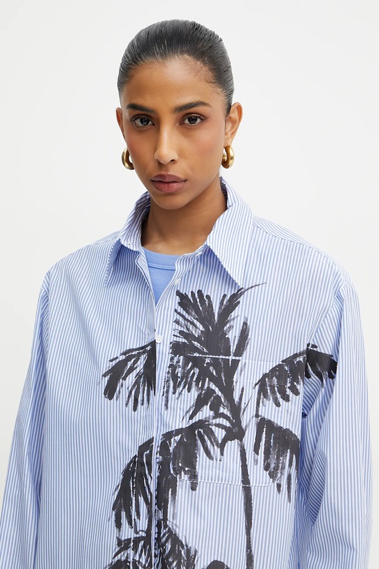 MAX&Co. camicia in cotone blu 2516111073200