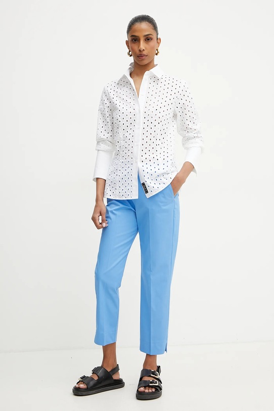 MAX&Co. koszula bawełniana 2518111032200 biały SS25