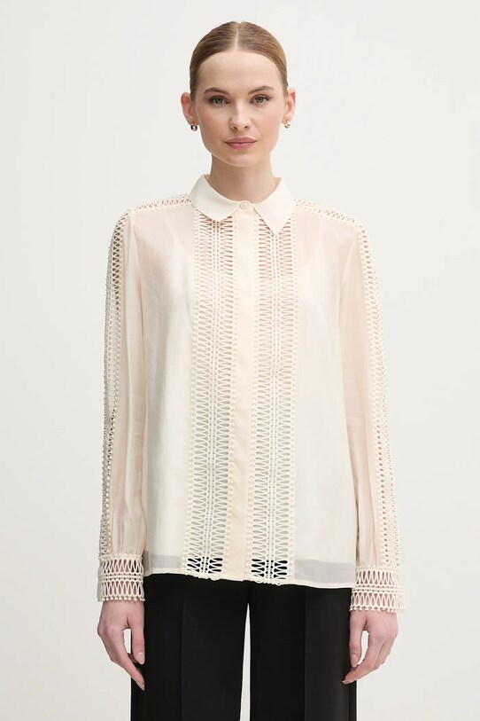 Marc Aurel camicia semplice beige 6285.1010.93403