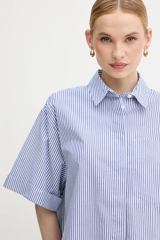 Риза United Colors of Benetton син 5SZRDQ0C0