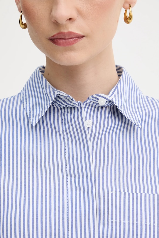 Риза United Colors of Benetton 5SZRDQ0C0 син