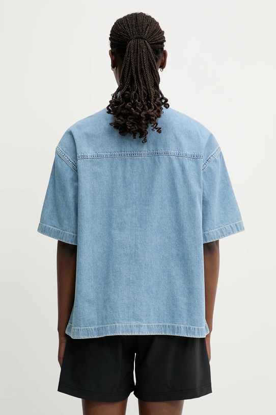 Îmbrăcăminte Carhartt WIP cămașă jeans S/S Lovilia Shirt I034558.135 albastru