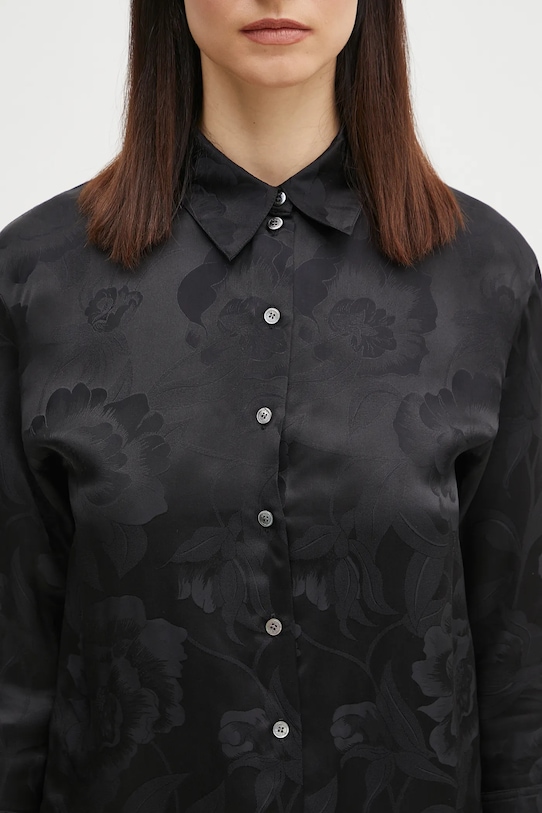 Hedvábné tričko Kenzo černá FF52CH2549JR.99