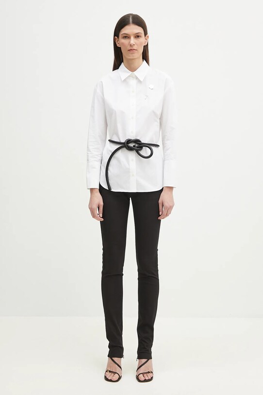 Bavlnená košeľa Kenzo FF52CH2549LB.01 biela