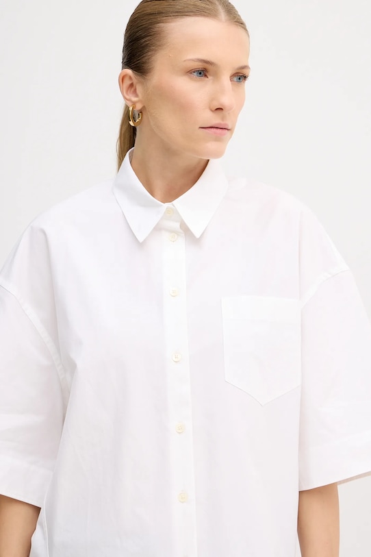 Bavlnená košeľa Kenzo biela FF52CH2589LB.01