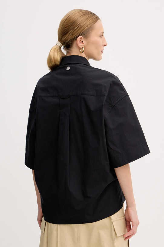 Îmbrăcăminte Kenzo cămașă din bumbac FF52CH2589LB.99 negru