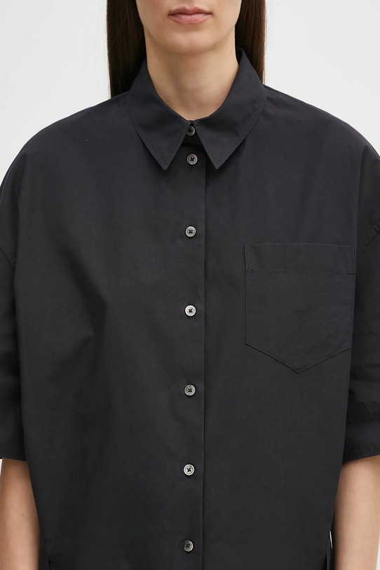 Βαμβακερό πουκάμισο Kenzo μαύρο FF52CH2589LB.99