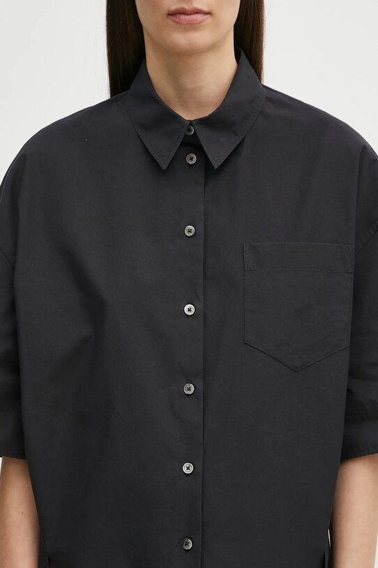 Хлопковая рубашка Kenzo чёрный FF52CH2589LB.99