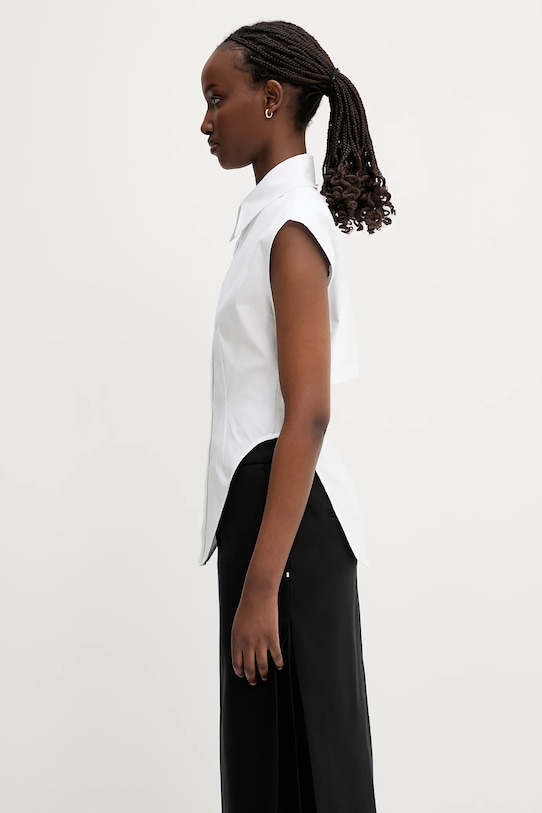 Sportmax cotton shirt Sabato 2512111032600 white SS25