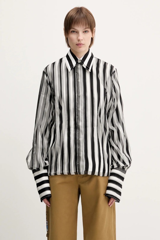 Шелковая рубашка Sportmax Sumero casual чёрный 2512111042600