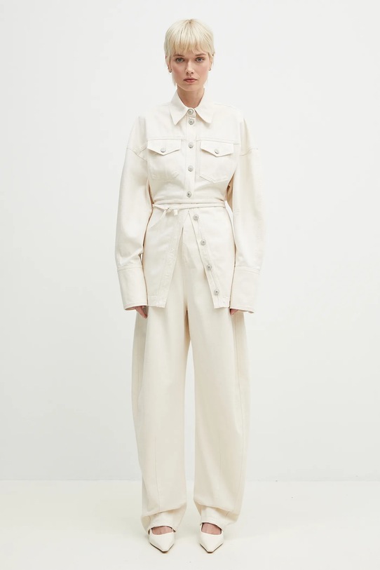 Хлопковая рубашка Sportmax Biblios 2512191015600