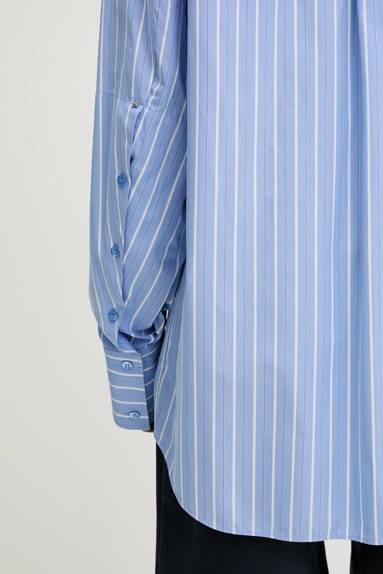 Bavlněná košile Sportmax Firma modrá 2512191051600