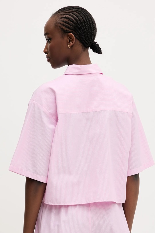 Oblečenie Košeľa Barrow S5BWWOSI141 ružová