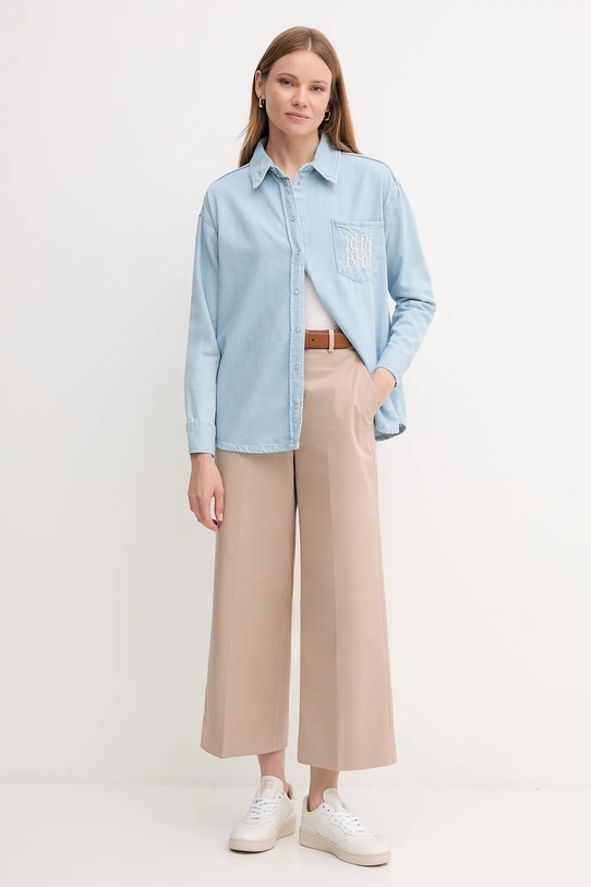 Pedro del Hierro koszula jeansowa 6639058 niebieski SS25