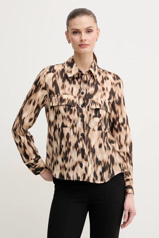 Bavlnená košeľa Pedro del Hierro regular béžová 6639072