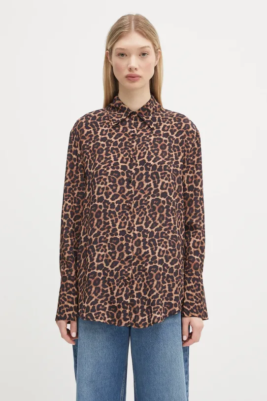 Рубашка Anine Bing Bridget Shirt остальные коричневый A.07.11162