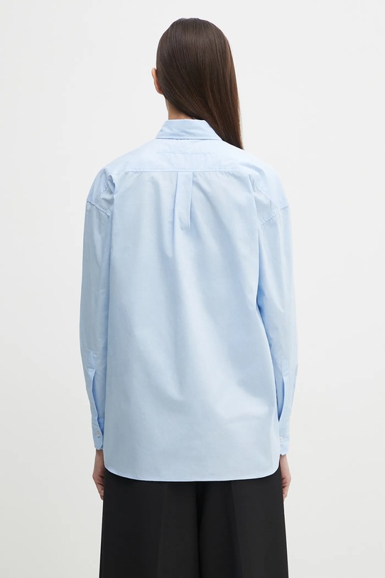 Одяг Бавовняна сорочка Fiorucci Angel Embroidered Relaxed Fit U02SPTLO055CO02BL02 блакитний